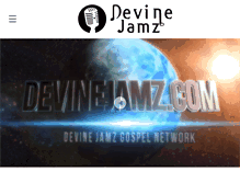 Tablet Screenshot of devinejamz.com